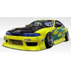 1995-1996 Nissan 240SX S14 Duraflex Type U Front Bumper - 1 Piece image - 1