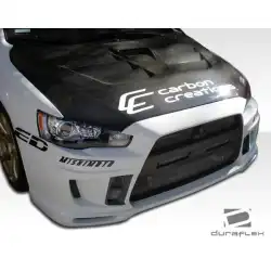 2008-2015 Mitsubishi Lancer Evolution 10 GT Concept Front Bumper - 1 Piece image - 11