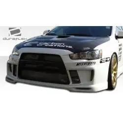 2008-2015 Mitsubishi Lancer Evolution 10 GT Concept Front Bumper - 1 Piece image - 13