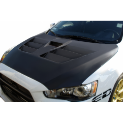 2008-2017 Mitsubishi Lancer / Lancer Evolution 10 Duraflex GT Concept Hood - 1 Piece image - 1