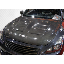 2008-2015 Infiniti G Coupe G37 Q60 Carbon Creations GT Concept Hood - 1 Piece image - 1