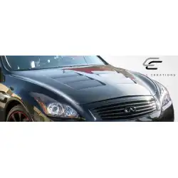 2008-2015 Infiniti G Coupe GT Concept Carbon Fiber Hood image - 16