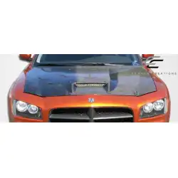 2006-2010 Dodge Charger SRT Look Hood - 1 Piece image - 5