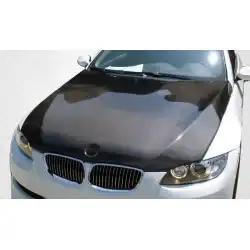 2007-2010 BMW 3 Series OEM Look Carbon Fiber Hood image - 1