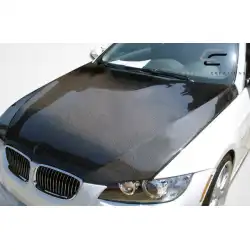 2007-2010 BMW 3 Series OEM Look Carbon Fiber Hood image - 6