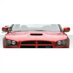 2006-2010 Dodge Charger SRT Look Hood - 1 Piece image - 8