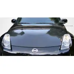 2007-2008 Nissan 350Z OEM Look Carbon Fiber Hood image - 4