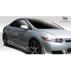 2006-2011 Honda Civic 2DR Duraflex TR-N Side Skirts Rocker Panels - 2 Piece image - 3
