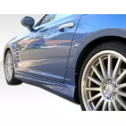 2004-2008 Chrysler Crossfire AMG Look Side Skirts Rocker Panels - 2 Piece image - 10