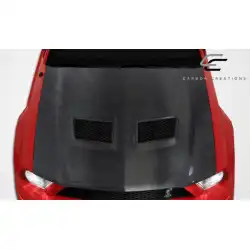 2005-2009 Ford Mustang OEM Look Carbon Fiber Hood image - 4