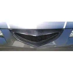 2004-2009 Mazda 3 Open Mouth Carbon Fiber Grille image - 2