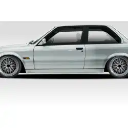 1984-1991 BMW 3 Series E30 2DR M-Tech Side Skirts Rocker Panels - 2 Piece image - 1