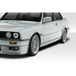 1984-1991 BMW 3 Series E30 2DR Duraflex M-Tech Side Skirts Rocker Panels - 2 Piece image - 3