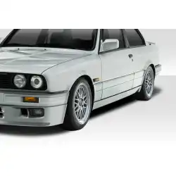 1984-1991 BMW 3 Series E30 2DR M-Tech Side Skirts Rocker Panels - 2 Piece image - 6