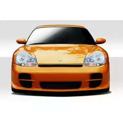 1999-2001 Porsche 911 Carrera 996 C2 C4 and 1997-2004 Porsche Boxster GT-2 Look Front Bumper - 2 Piece image - 7
