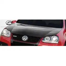 2005-2010 Volkswagen Jetta OEM Look Carbon Fiber Hood image - 4