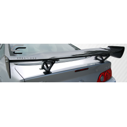 Universal Carbon Creations GT Concept 2 Wing Trunk Lid Spoiler - 3 Piece image - 2