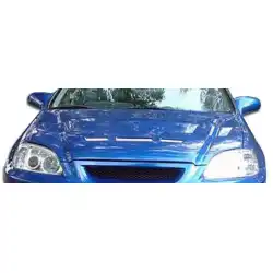 1996-1998 Honda Civic Predator Hood - 1 Piece image - 3