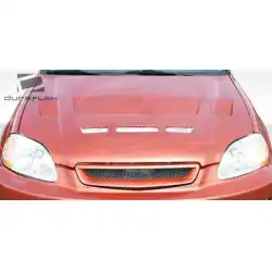 1996-1998 Honda Civic Predator Hood - 1 Piece image - 5