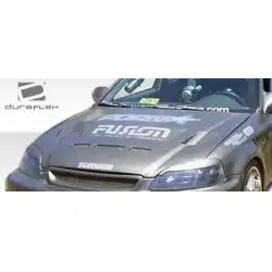 1999-2000 Honda Civic Predator Hood - 1 Piece image - 6