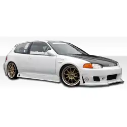 1992-1995 Honda Civic HB B-2 Side Skirts Rocker Panels - 2 Piece image - 1