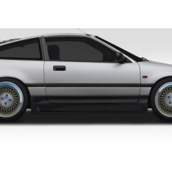 1988-1991 Honda CR-X Duraflex B-2 Side Skirts Rocker Panels - 2 Piece image - 1
