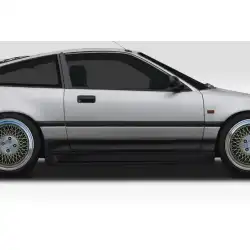 1988-1991 Honda CR-X B-2 Side Skirts Rocker Panels - 2 Piece image - 1