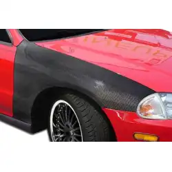 1993-1997 Honda Del Sol OEM Look Carbon Fiber Fender image - 2