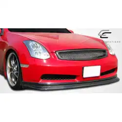 2003-2007 Infiniti G Coupe D-Spec Carbon Fiber Front Lip image - 4