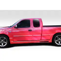 1997-2003 Ford F-150 2DR Extended Cab Platinum Side Skirts Rocker Panels - 4 Piece image - 1