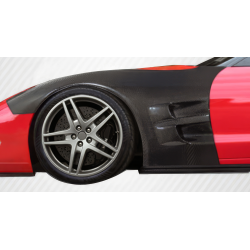 1997-2004 Chevrolet Corvette C5 Carbon Creations ZR Edition Fenders - 2 Piece image - 1