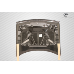 2008-2023 Dodge Challenger Carbon Creations SRT Look Hood - 1 Piece image - 4