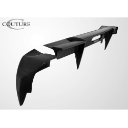 2005-2009 Ford Mustang Couture Polyurethane Demon Wing Trunk Lid Spoiler - 3 Piece image - 4