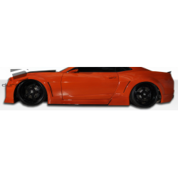 2010-2015 Chevrolet Camaro Duraflex Circuit Wide Body Side Skirts Rocker Panels - 2 Piece image - 5
