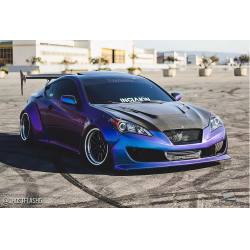 2010-2012 Hyundai Genesis Coupe 2DR Duraflex Circuit Front Bumper - 1 Piece image - 4