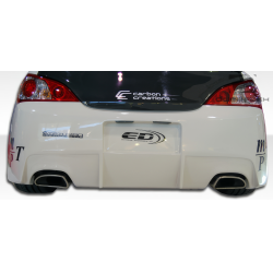 2010-2016 Hyundai Genesis Coupe 2DR Duraflex Circuit Rear Bumper - 1 Piece image - 5