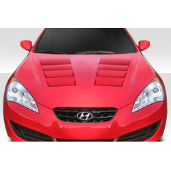 2010-2012 Hyundai Genesis Coupe 2DR Duraflex Circuit Hood - 1 Piece image - 1