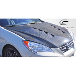2010-2012 Hyundai Genesis Coupe 2DR Carbon Creations Circuit Hood - 1 Piece image - 4
