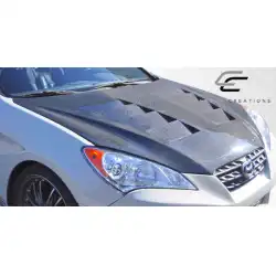 2010-2012 Hyundai Genesis Coupe 2DR Circuit Hood - 1 Piece image - 10