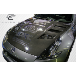2009-2020 Nissan 370Z Z34 Carbon Creations Circuit Hood - 1 Piece image - 3
