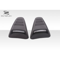 2010-2014 Ford Mustang Duraflex Circuit Window Scoop Louvers - 2 Piece image - 4