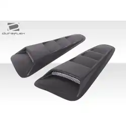 2010-2014 Ford Mustang Circuit Window Scoop Louvers - 2 Piece image - 3