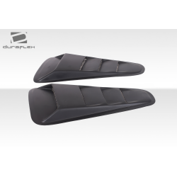 2010-2014 Ford Mustang Duraflex Circuit Window Scoop Louvers - 2 Piece image - 6