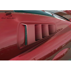 2010-2014 Ford Mustang Duraflex Circuit Window Scoop Louvers - 2 Piece image - 1