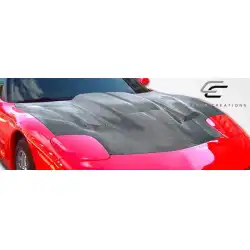 1997-2004 Chevrolet Corvette ZR Edition 2 Carbon Fiber Hood image - 4