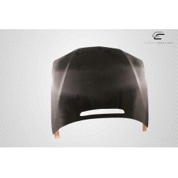 2002-2005 BMW 3 Series E46 4DR Carbon Creations OEM Look Hood - 1 Piece image - 3