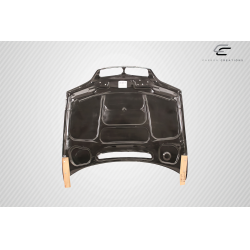 2002-2005 BMW 3 Series E46 4DR Carbon Creations OEM Look Hood - 1 Piece image - 4