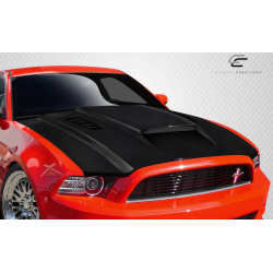 2013-2014 Ford Mustang / 2010-2014 Mustang GT500 Carbon Creations CVX Hood - 1 Piece image - 2