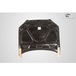 2006-2008 Audi A4 S4 B7 Carbon Creations OEM Look Hood - 1 Piece image - 5