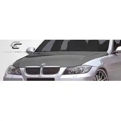 2006-2008 BMW 3 Series E90 4DR OEM Look Hood - 1 Piece image - 4